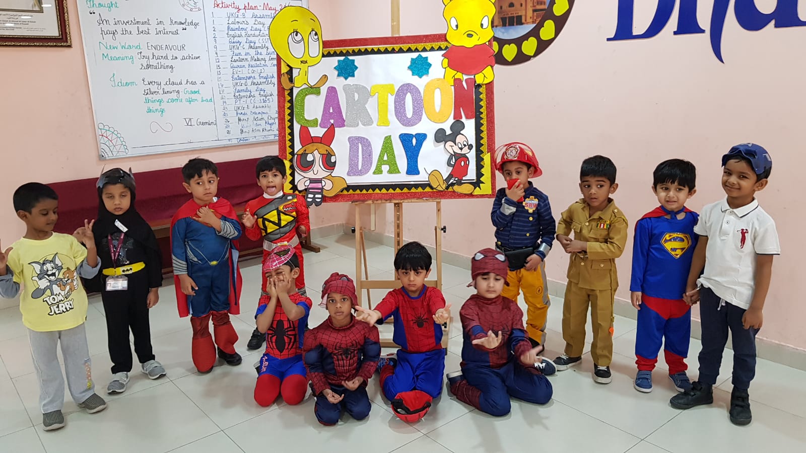 Cartoon Day' empowers Kindergarteners at Bhavan's SIS – Bhavans Smart Kuwait